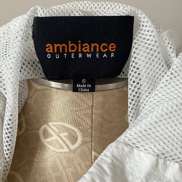 Ambiance Water Resistant Jacket in Dusty Rose, White and Black - Picture 7 of 10